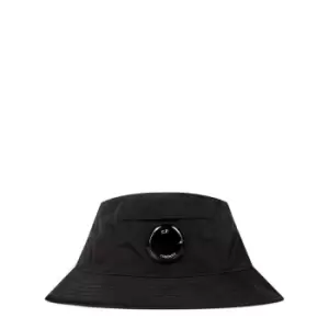 Image of CP COMPANY Chrome-R Bucket Hat - Black