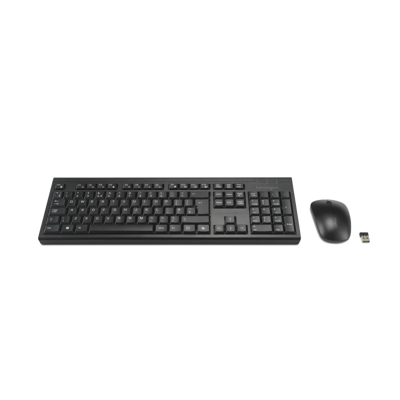 Image of Kensington KM270 EQ Wireless Rechargeable Keyboard and Mouse Set Black K75560UK