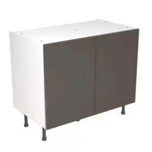 Image of KitchenKIT Slab 100cm Base Unit - Matt Graphite