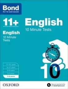 Image of Bond 11+: English: 10 Minute Tests : 7-8 years
