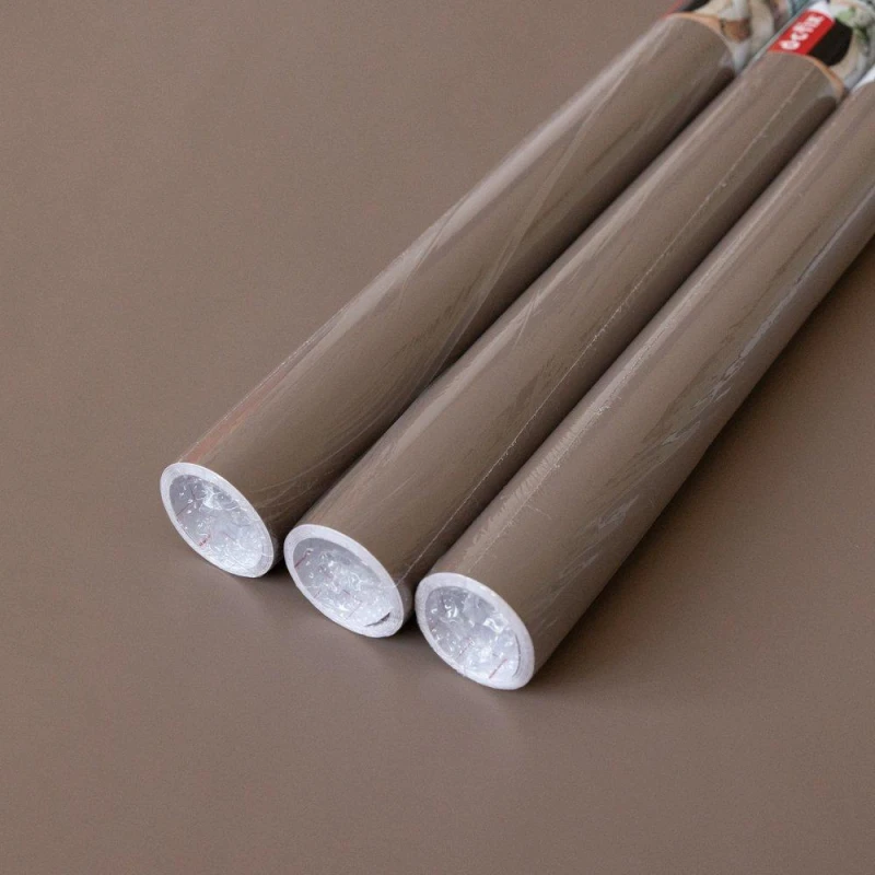 Image of D C Fix dc fix Matt Teak Brown Self Adhesive Vinyl Pack 3 Vinyl 67X2 PACK3 Brown 40540005000