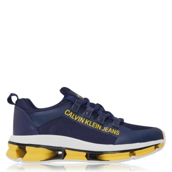 Image of Calvin Klein Jeans Leory Mesh Trainers - Navy