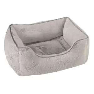 Image of Zoon Silver Square Faux Furbed - Medium