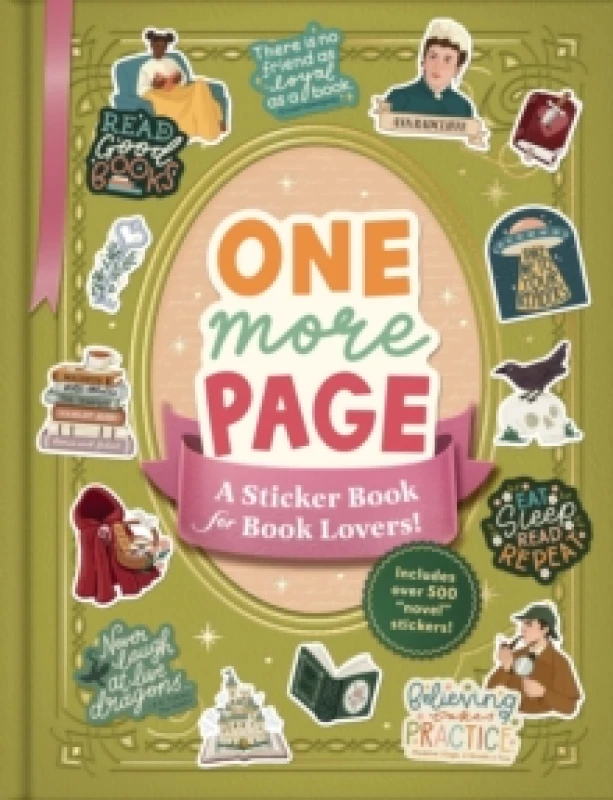 Image of One More Page : A Sticker Book for Book Lovers! Paperback / softback