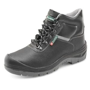 Image of Click Footwear 5 Ring Dual Density Boot S3 PU Leather 4 Black Ref