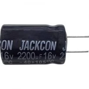 Image of Subminiature electrolytic capacitor Radial lead 5mm 100 uF