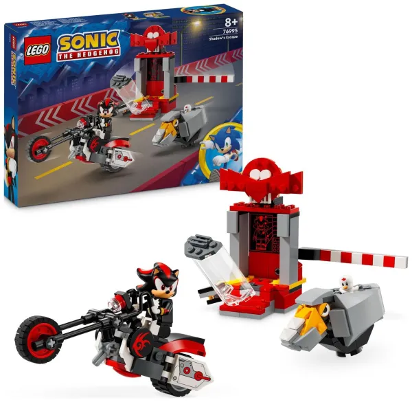 Image of LEGO Sonic the Hedgehog Shadow the Hedgehog Escape Toy 76995