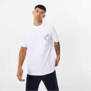 Image of Jack Wills Vinyl T-Shirt Mens - White