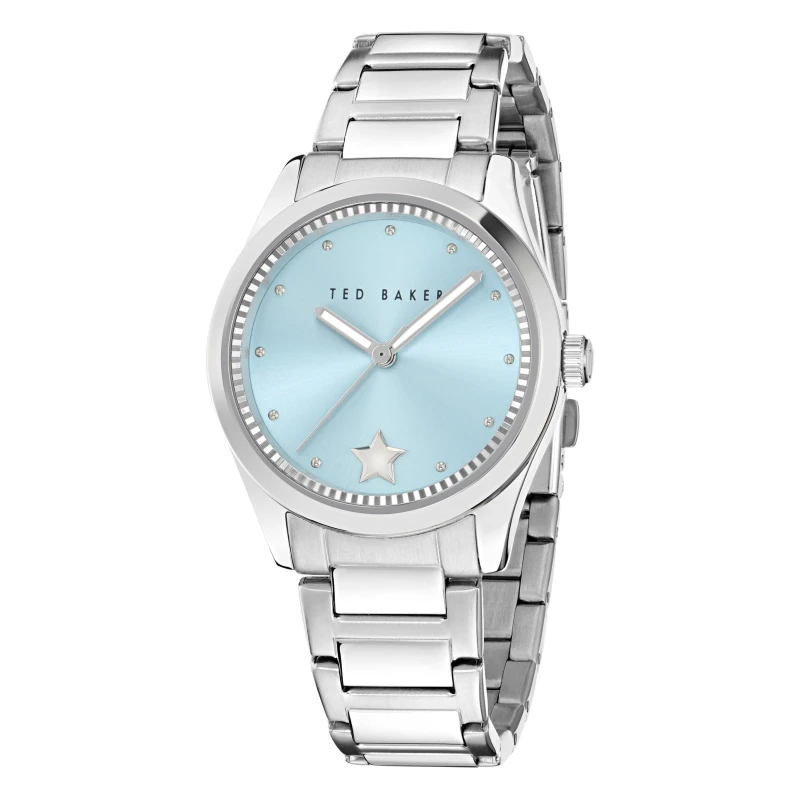 Image of Ted Baker Coolly Quartz Analogue Watch Blue/Silver unisex One Size