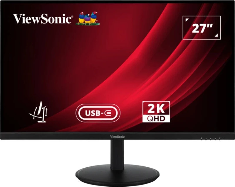 Image of Viewsonic Viewsonic VG Series VG2709-2K-MHDU-2 computer monitor 68.6cm (27") 2560 x 1440 pixels Quad HD LED Black VG2709-2K-MHDU-2