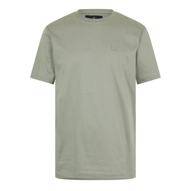 Image of Belstaff Mens Steel T-Shirt Lichen male M