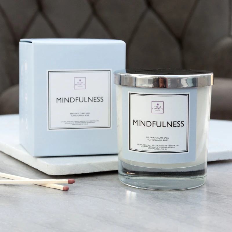 Image of Treat Republic Mindfulness Scented Candle White