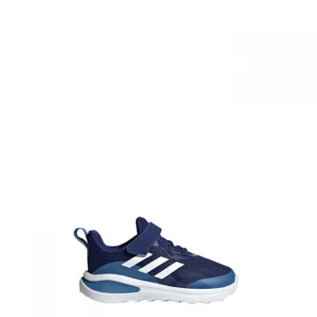 Image of adidas FortaRun Elastic Lace Top Strap Running Shoes Kids - Victory Blue / Cloud White / F