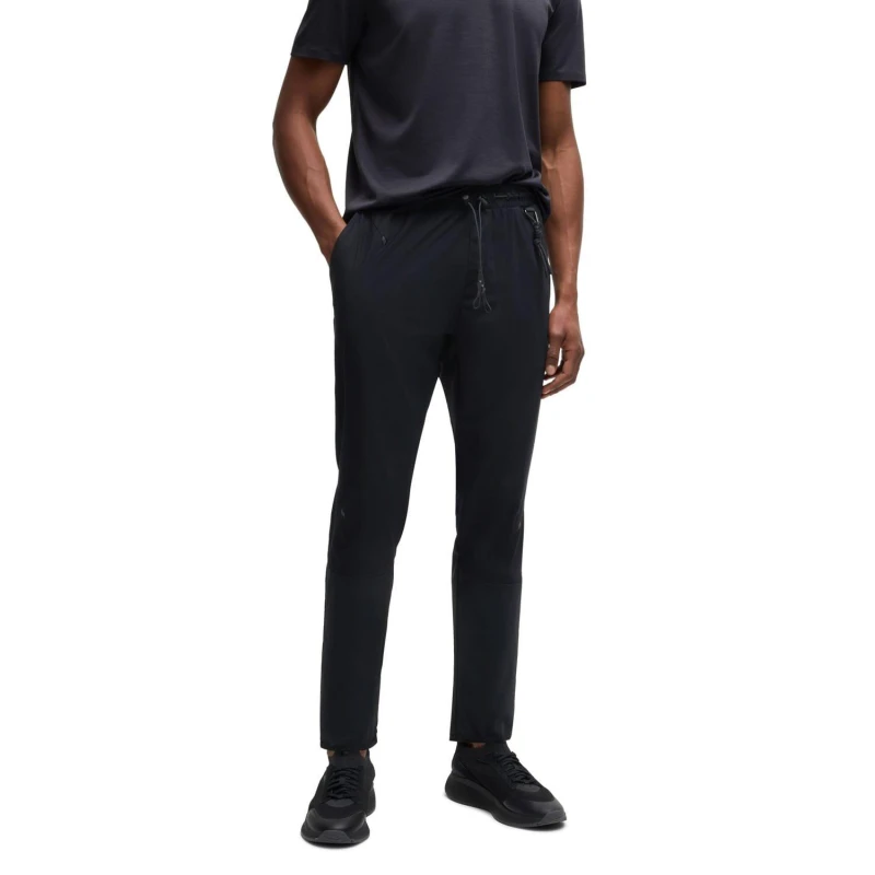 Image of Boss Hwoven Tracksuit Bottoms Black male S