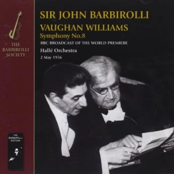 Image of Hall&eacute; Orchestra - Sir John Barbirolli/Vaughan Williams: Symphony No. 8 CD