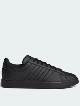 Image of adidas Sportswear Mens Grand Court Trainers - Black, Size 6, Men