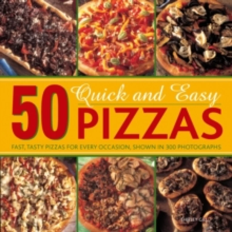 Image of 50 Quick and Easy Pizzas. Hardback. By Shirley Gill Books