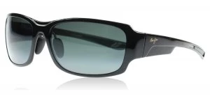 Image of Maui Jim Bamboo Forest Sunglasses Black 415 Polariserade 60mm