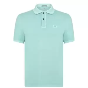 Image of CP Company Resist Dye Polo Shirt - Blue