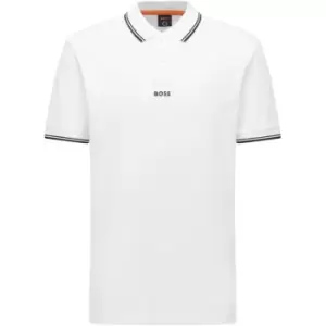 Image of Boss Polo Shirt - White