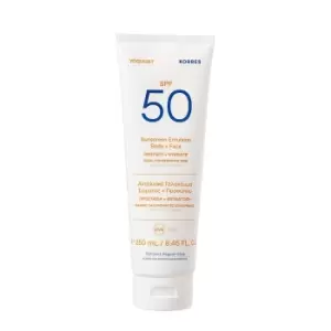 Image of Korres Korres YOGHURT Emulsion Body + Face SPF50 250ml