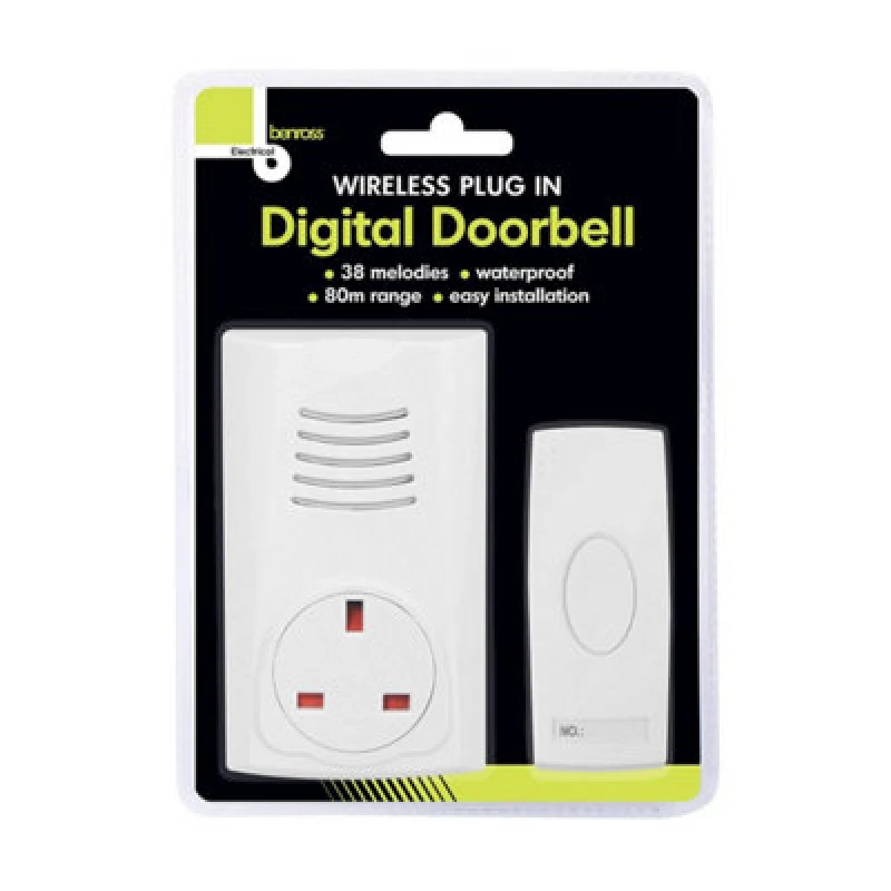 Image of Benross Plug-In Wireless Door Chime