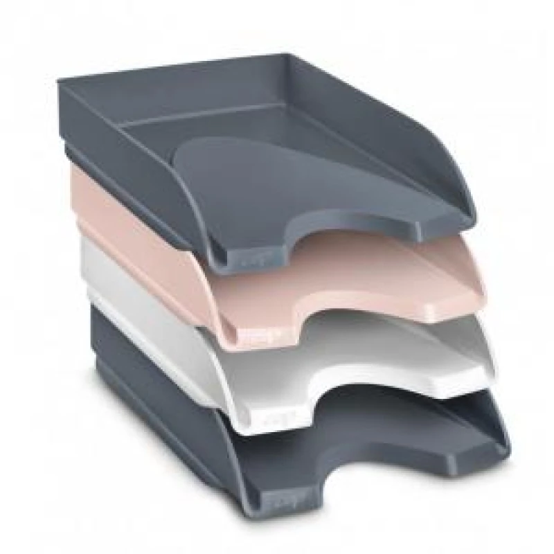 Image of CEP Mineral by Cep Letter Trays A4 Portrait Stackable Assorted Colours EXR49874CE