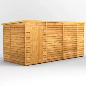 Image of 14X6 Power Overlap Pent Windowless Shed