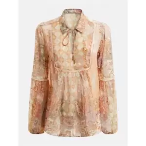 Image of Guess Josette Top - Pink