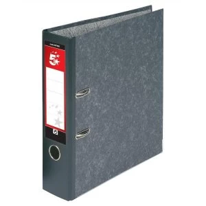 Image of 5 Star Lever Arch File 70mm A4 Cloudy Grey Pack 10