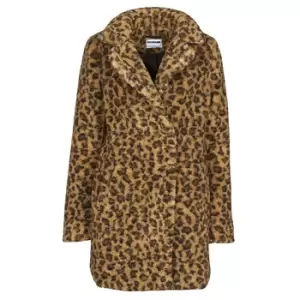 Image of Noisy May NMGABI womens Coat in Brown - Sizes S,M,L,XL,XS