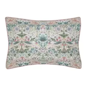 Image of Morris and Co Strawberry Thief Oxford Pillowcase - Multi