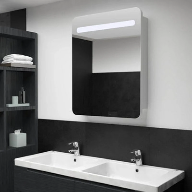 Image of VIDAXL LED Bathroom Mirror Cabinet 60x11x80cm Vidaxl 285118