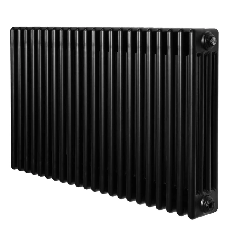Image of Monstershop Traditional 4 Column Radiator - 600 x 1010mm - Black Unisex