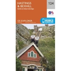 Image of Hastings and Bexhill by Ordnance Survey (Sheet map, folded, 2015)