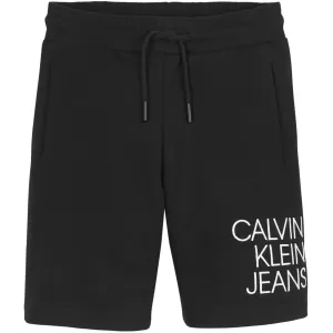 Image of Calvin Klein Jeans Boys Hybrid Logo Jogger Shorts - Black - 10 Years