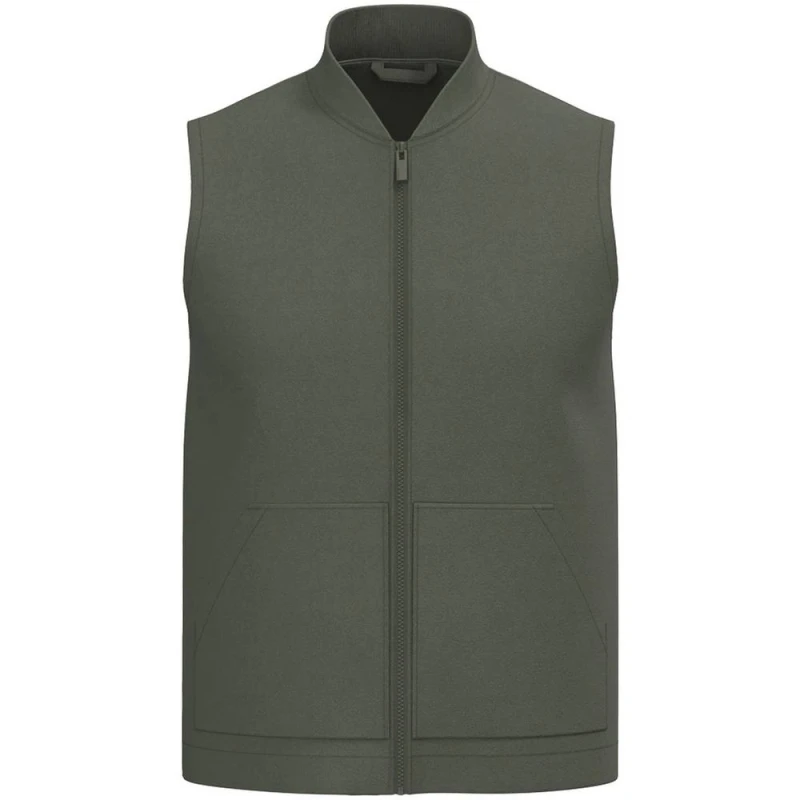 Image of Native Spirit Mens Twill Body Warmer in Khaki Size: XS Khaki Male XS