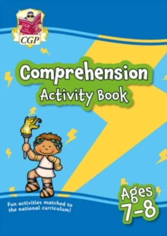 Image of CGP Books English Comprehension Activity Book for Ages 7-8 (Year 3) Paperback Multi