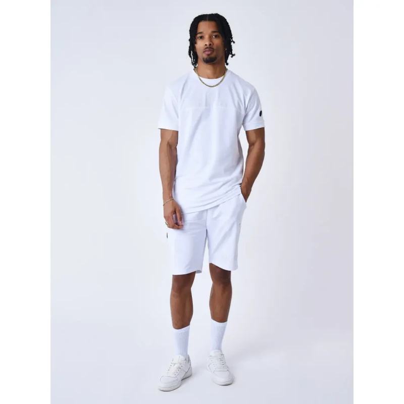 Image of Project X Paris Technical T-Shirt with cut-outs Project X Paris Blanc Male S