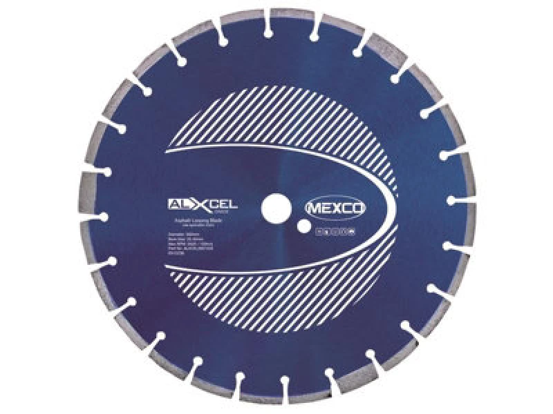 Image of Mexco Alxcel3501225 Asphalt Looping Diamond Blade 350 X 25.4mm X 12mm Width