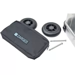 Image of ZARGES Castor set, with solid rubber tyres, wheel Ø 125 mm