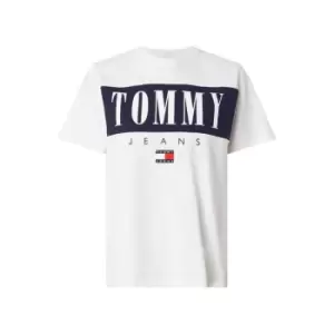 Image of Tommy Jeans Tjw Rlxd Authtic 1 Colorblock Ss - White