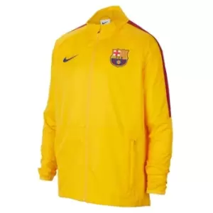 Image of Nike FC Barcelona Academy AWF Tracksuit Jacket 2022/2023 Junior Boys - Yellow