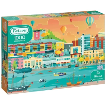 Image of Falcon Contemporary The Marina Jigsaw Puzzle - 1000 Pieces