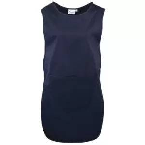 Image of Premier Ladies/Womens Long Length Pocket Tabard / Workwear (Pack of 2) (L) (Navy)