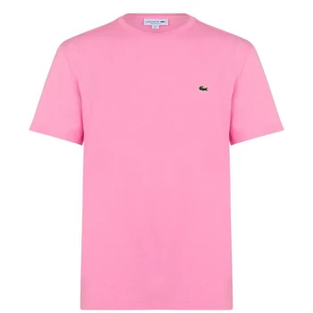 Image of Lacoste Logo T Shirt - Pink
