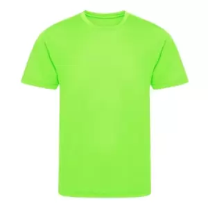 Image of Awdis Childrens/Kids Cool Recycled T-Shirt (3-4 Years) (Electric Green)