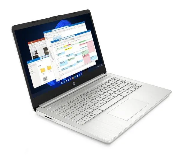 Image of HP 14s-dq2502na 14" Laptop Intel Pentium Gold 4GB RAM 128GB SSD, Silver