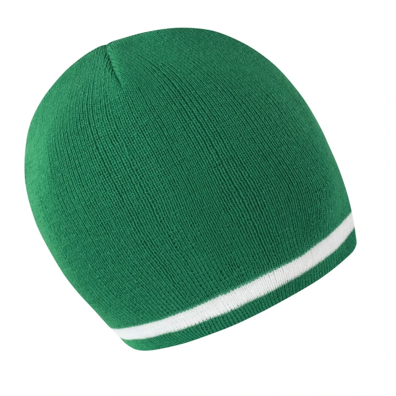 Image of Result Result Men Winter Essentials National Beanie Hat in Emerald Emerald One Size Male 5054752307868