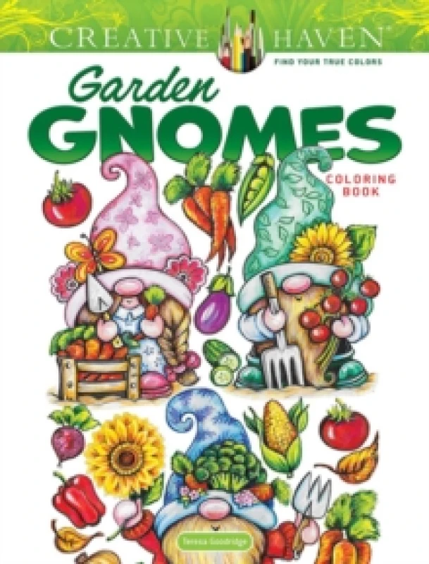 Image of Creative Haven Garden Gnomes Coloring Book Paperback / softback